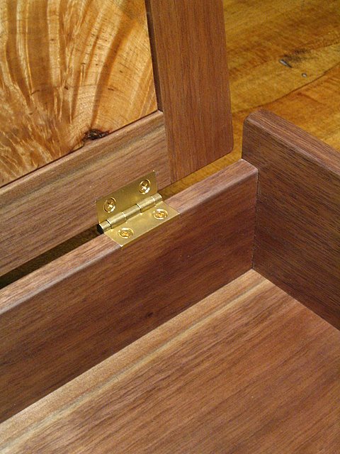 Detail of Hinge From Inside